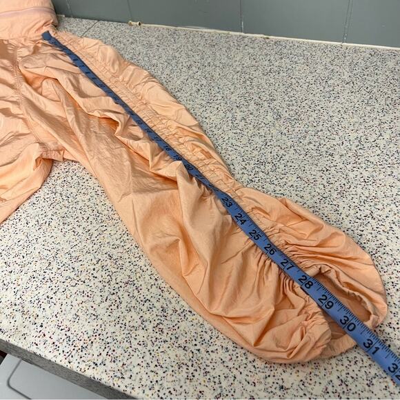 Free People FP Movement Way Home Ruched Out Packable Jacket Windbreaker Womens L - Picture 12 of 12